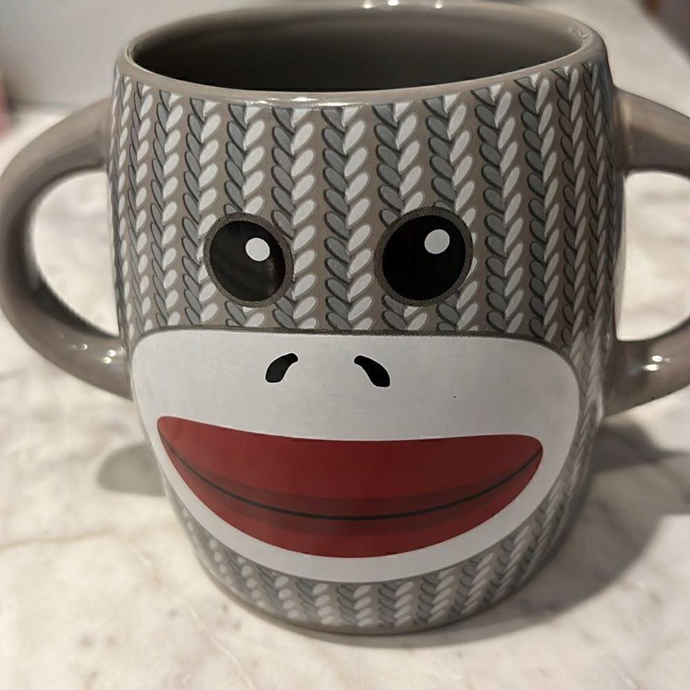 SOCK MONKEY  TOY COFFEE MUG - Picture 3 of 6